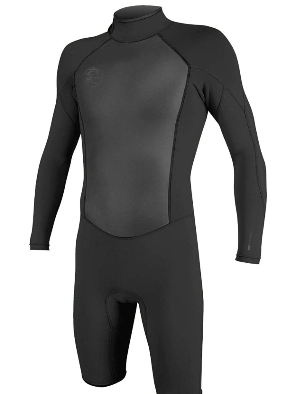 O'Neill Men's O'Riginal 2mm Back Zip Long Sleeve Spring Wetsuit, Black/Black, S